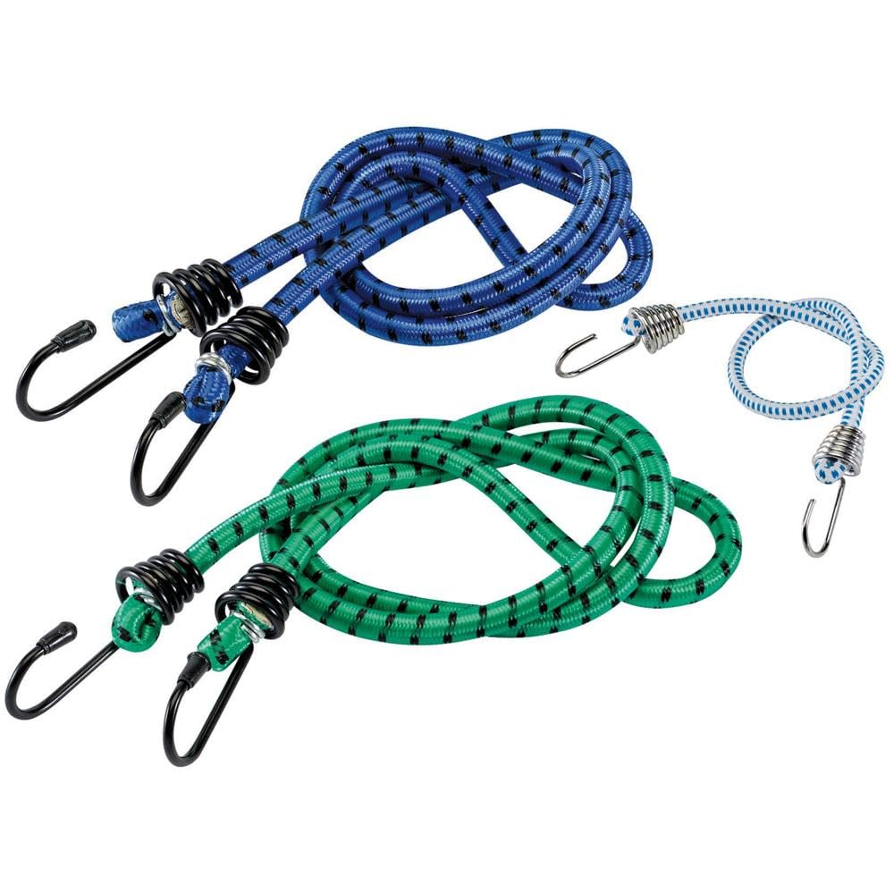 Draper  Assorted Bungee Cords (Pack Of 8) 82768 from B&Q