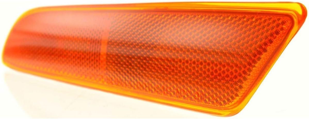 DAT AUTO PARTS Front Left Driver Side Bumper Cover Turn Signal Light Marker Lens and Housing Replacement For 2002-2003 Lexus ES300 2004-2006 ES330 Orange Smooth Plastic LX2532102 8174133021