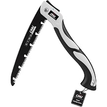 10-Inch Folding Saw, 7 TPI SK5 High-Carbon Steel Pruning Saw