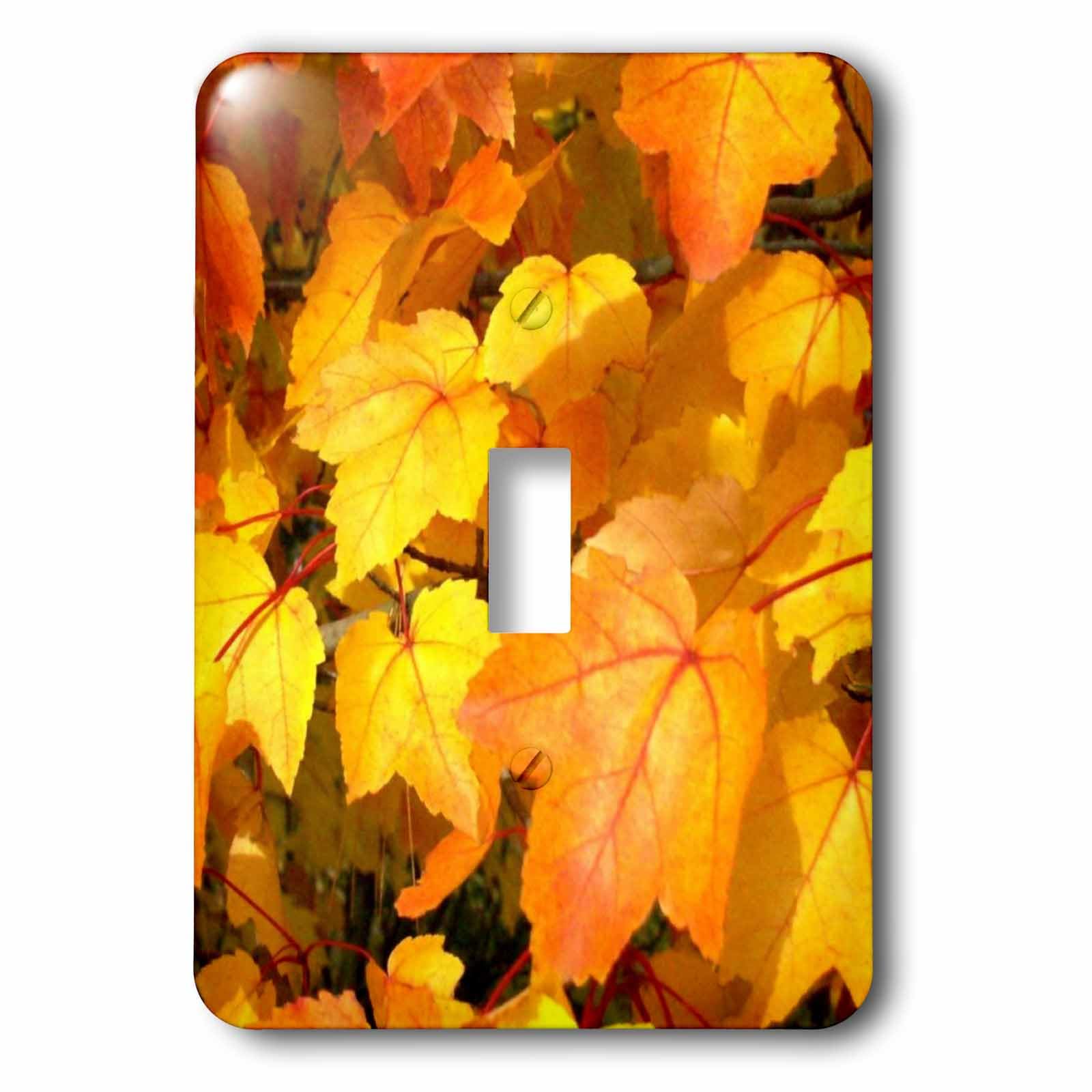 Interrupteur à bascule motif feuilles d'automne pour réchauffer l'ambiance du salon