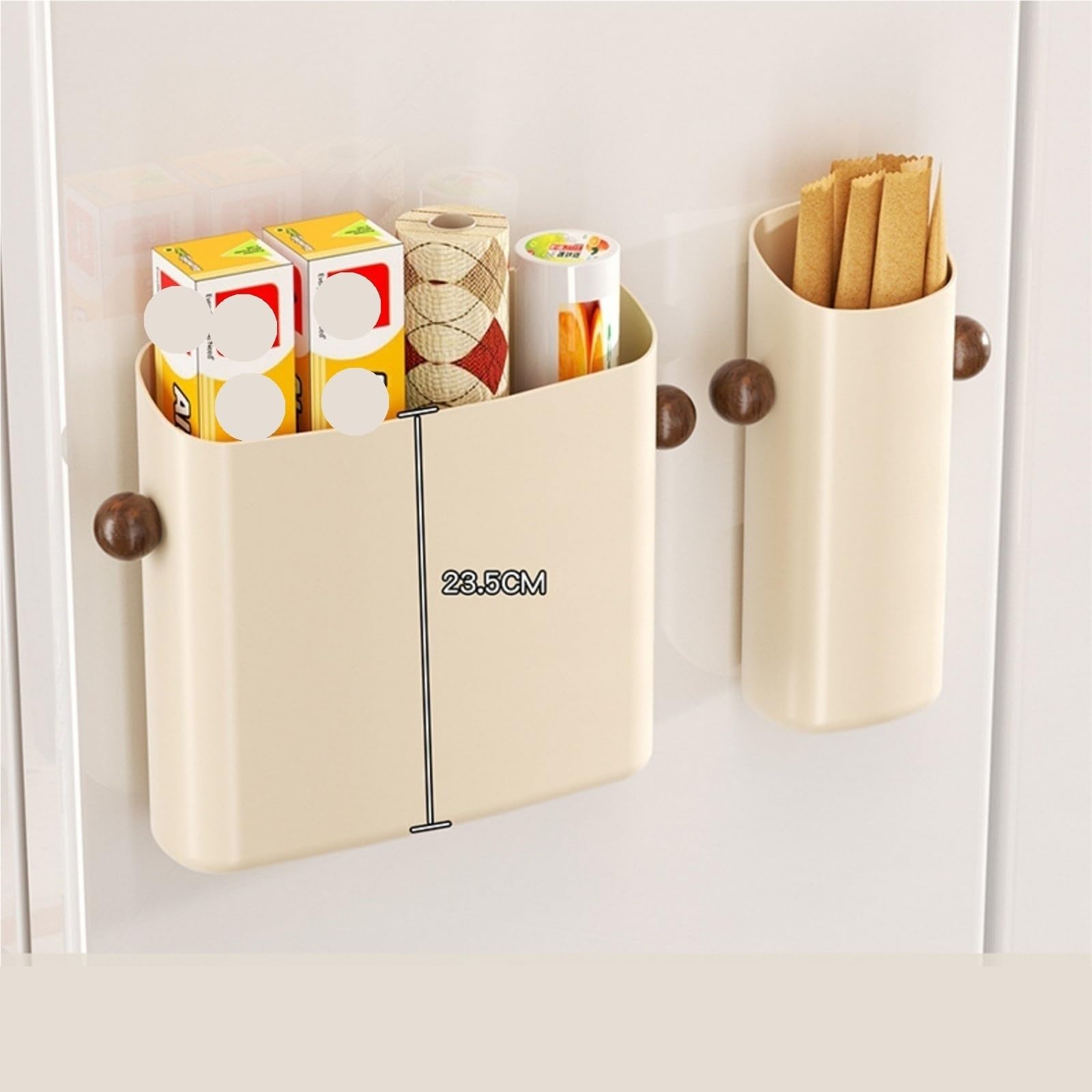 Caja de almacenamiento lateral del estante magnético del refrigerador