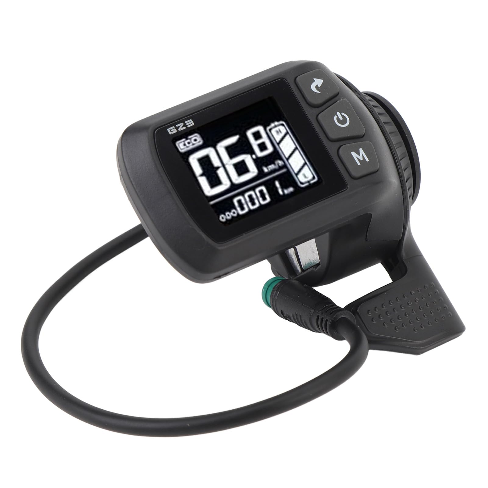 LCD-Display für Elektrofahrräder, Wasserdichter ABS-Hintergrundbeleuchtungsbildschirm mit 5-poligem Anschluss, für 24 V, 36 V, 48 V, 60 V, Elektrofahrräder, Roller
