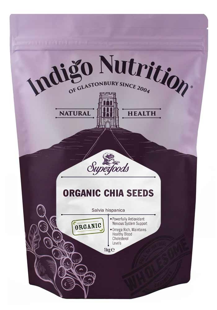 Indigo Herbs Semi di Chia Biologica 1kg