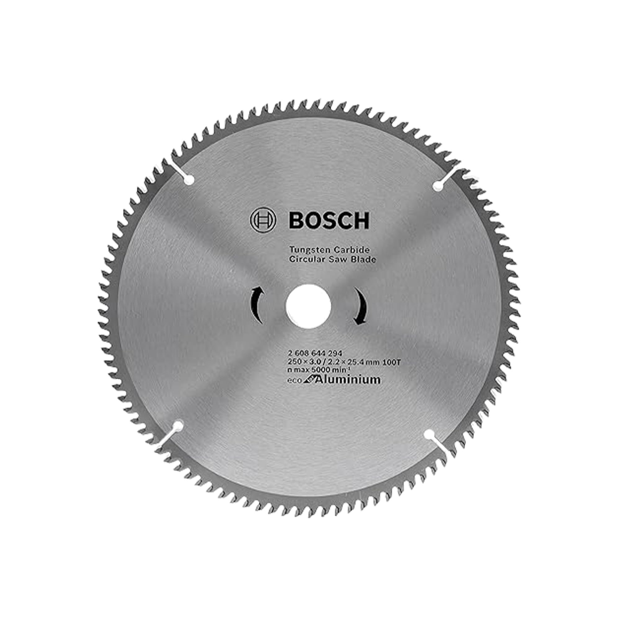 Professional Circular Saw Blade 250mm x 30mm Bore, 100 Teeth for Aluminium, Plastics & Non-Ferrous Metals, Compatible with Handheld & Bench Saws, 1 Year Warranty