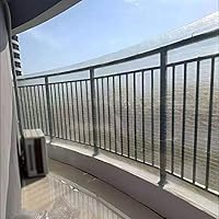 Vista 5 de GZHERVICES Hoja de techo de policarbonato, panel de fibra de vidrio de 0.031 in fácil de doblar y cortar, aislamiento impermeable para toldo