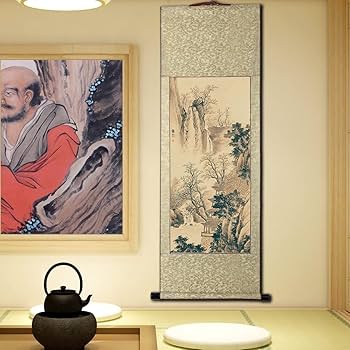 山水画 掛軸 手描き 180cm 71XJhkIVZjL.jpg_BO30,255,255,
