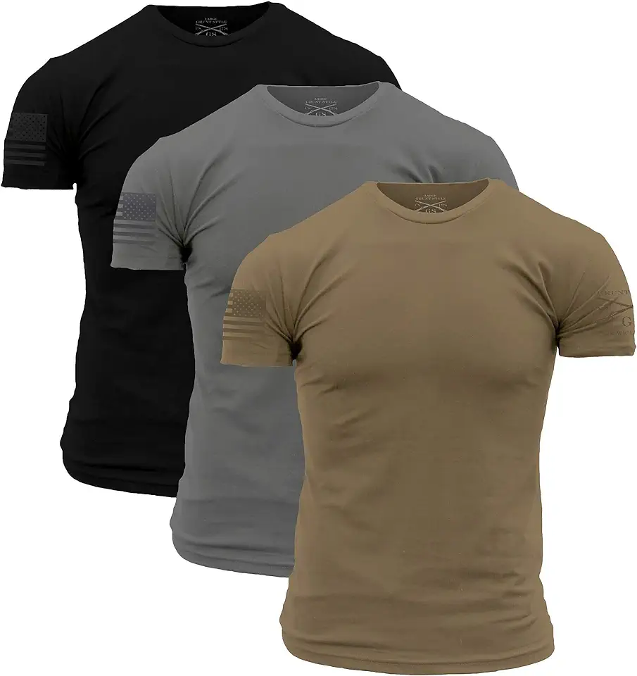 Grunt Style Basic Crew T-Shirt Pack