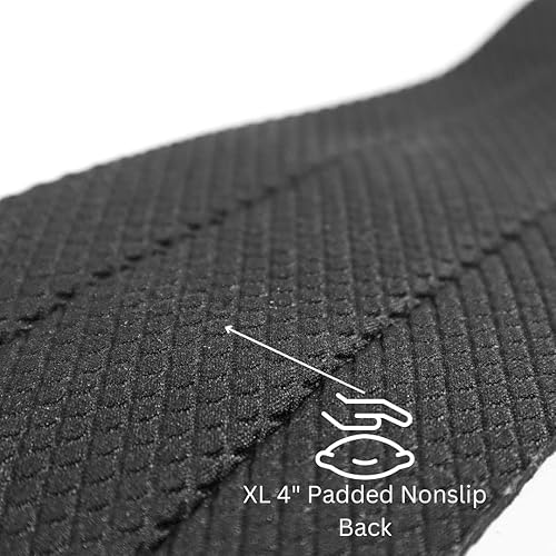 Miniatura 7 de Elite Physiques - Cinturón de empuje de cadera fácil de usar con mancuernas, pesas rusas o platos, acolchado antideslizante que protege tus caderas