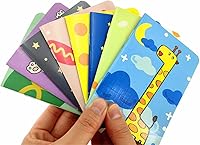 Vista 5 de ALIMITOPIA 24 mini cuadernos portátiles de bolsillo, diario Steno Memo MiniDaily, 3.5 x 5 pulgadas, 24 hojas, páginas con rayas universitarias