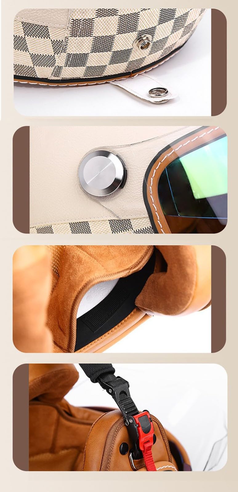 Casque Moto Jet Bluetooth Microphone Intégré, Casque Moto Certification ECE, Adultes Unisex Motocyclette Électrique 3/4 Demi Casque, pour mobylette Scooter 12,L(57-60CM)