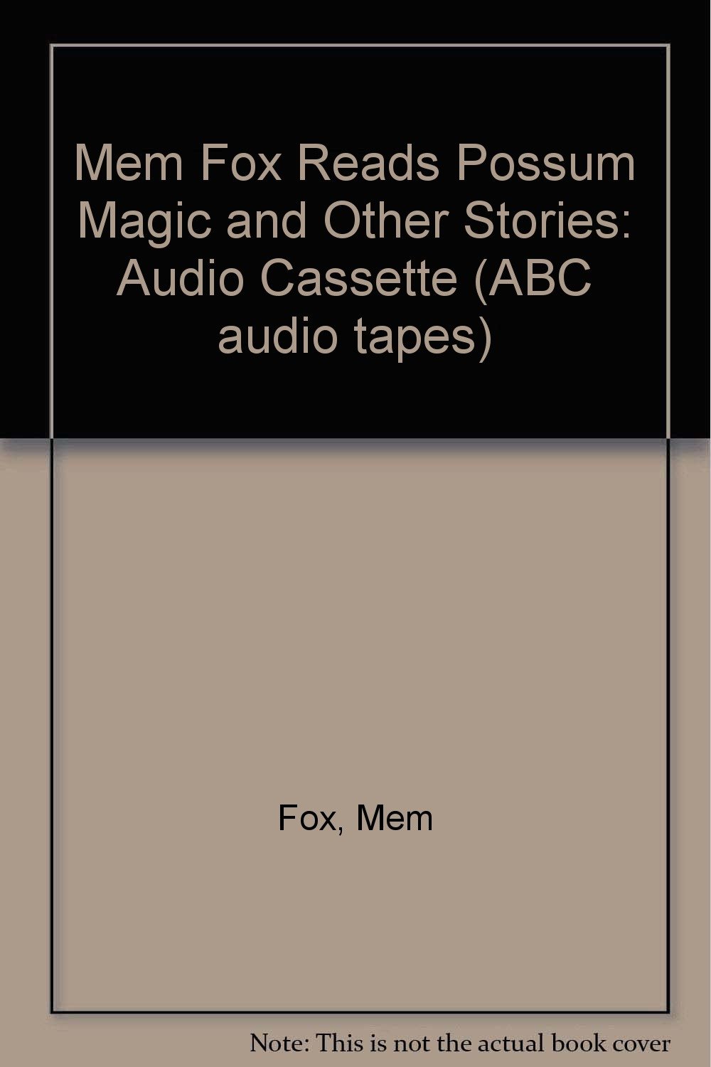 Audio Cassette (ABC audio tapes)