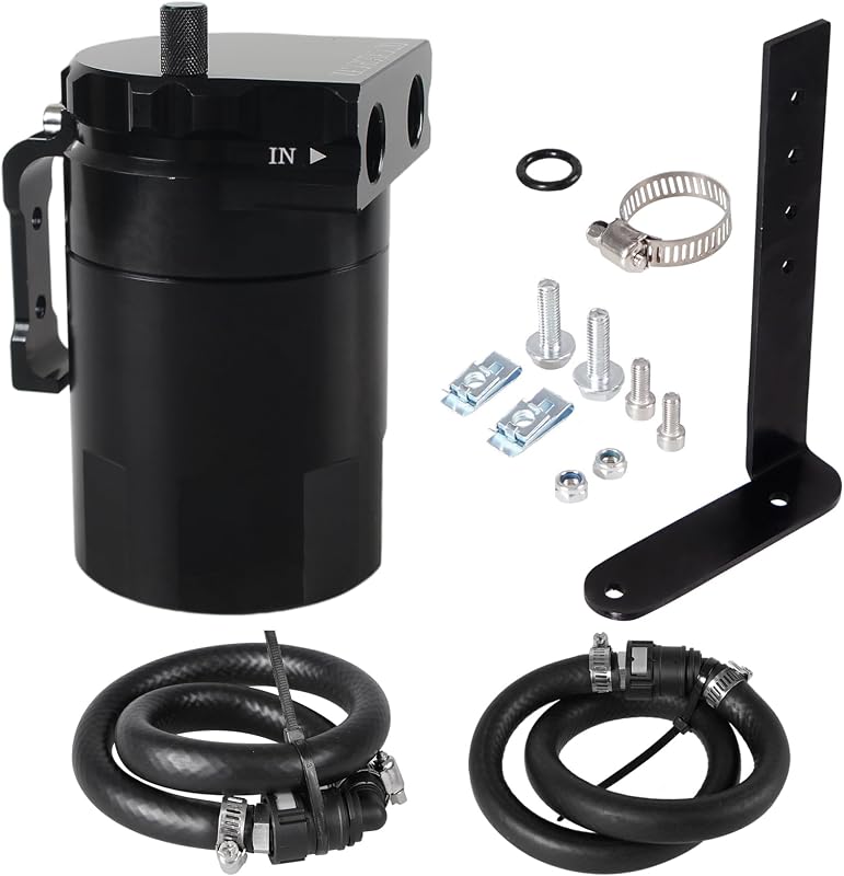 Separador de óleo Oil Catch Can YESHMA 350 mL para Ford F150 e Expedition – Modelo sem filtro