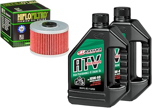 Kit de cambio de aceite para Honda 2004 TRX300EX Sportrax ATV Premium 10W-40