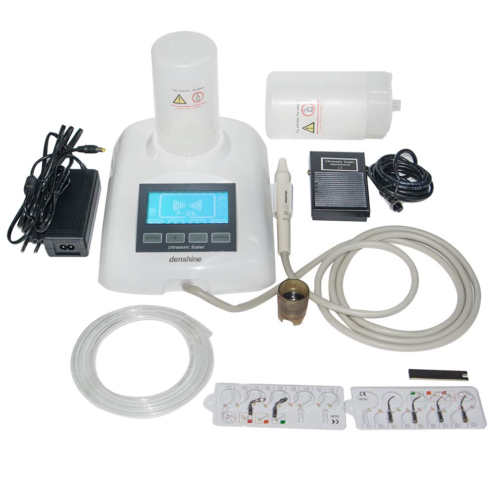 Enshey Portable LCD Screen Teeth Whitening Machine -Dental Cleaner LCD Touch Screen Scaler Cleaning 