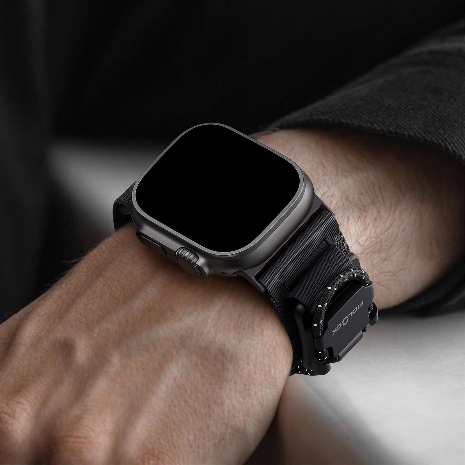 Bandletic Nylonarmband Kompatibel mit Apple Watch Ultra 3/2/1 Armband