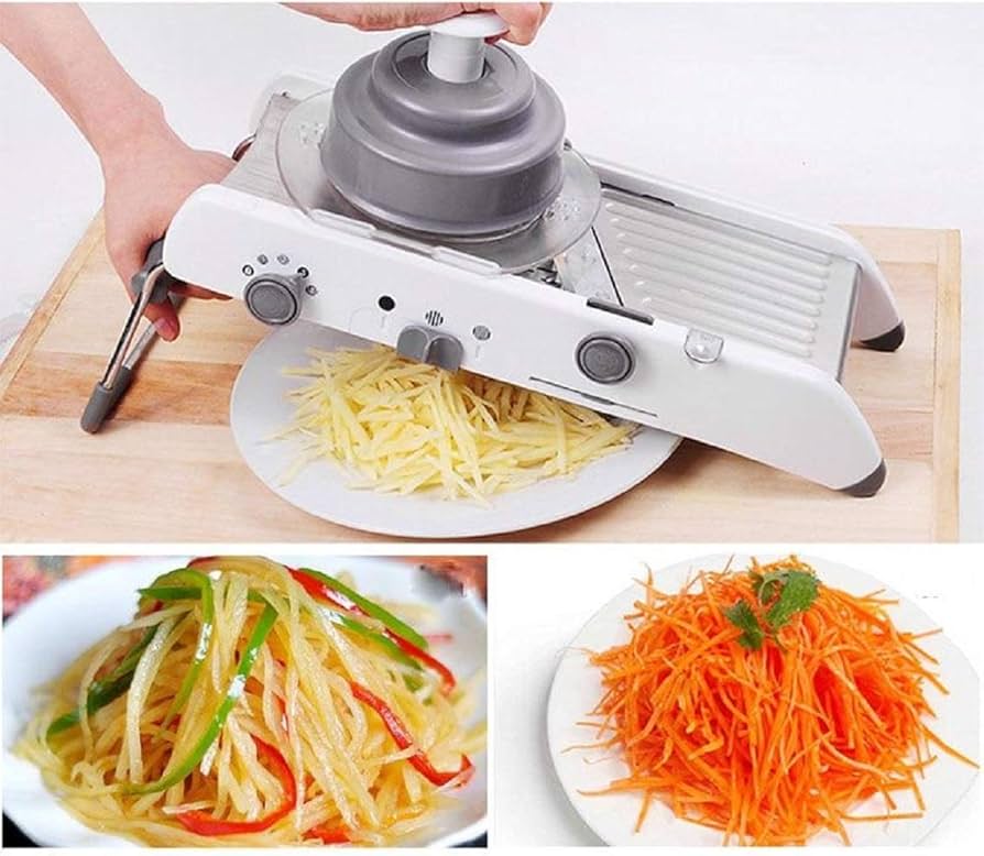 Amazon | HOMETIC 18イン1 ステンレススチール製マンドリンスライサー