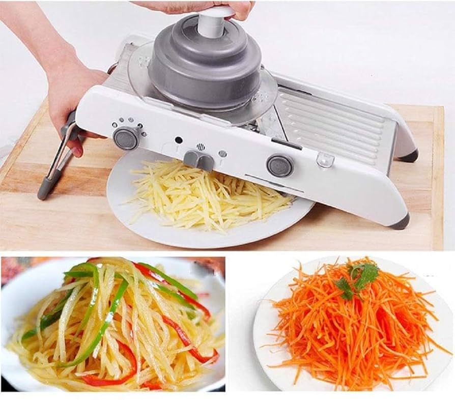 フランス製マンドリンスライサー Amazon | Bron Chef's マンドリンスライサー 安全足と4枚の刃