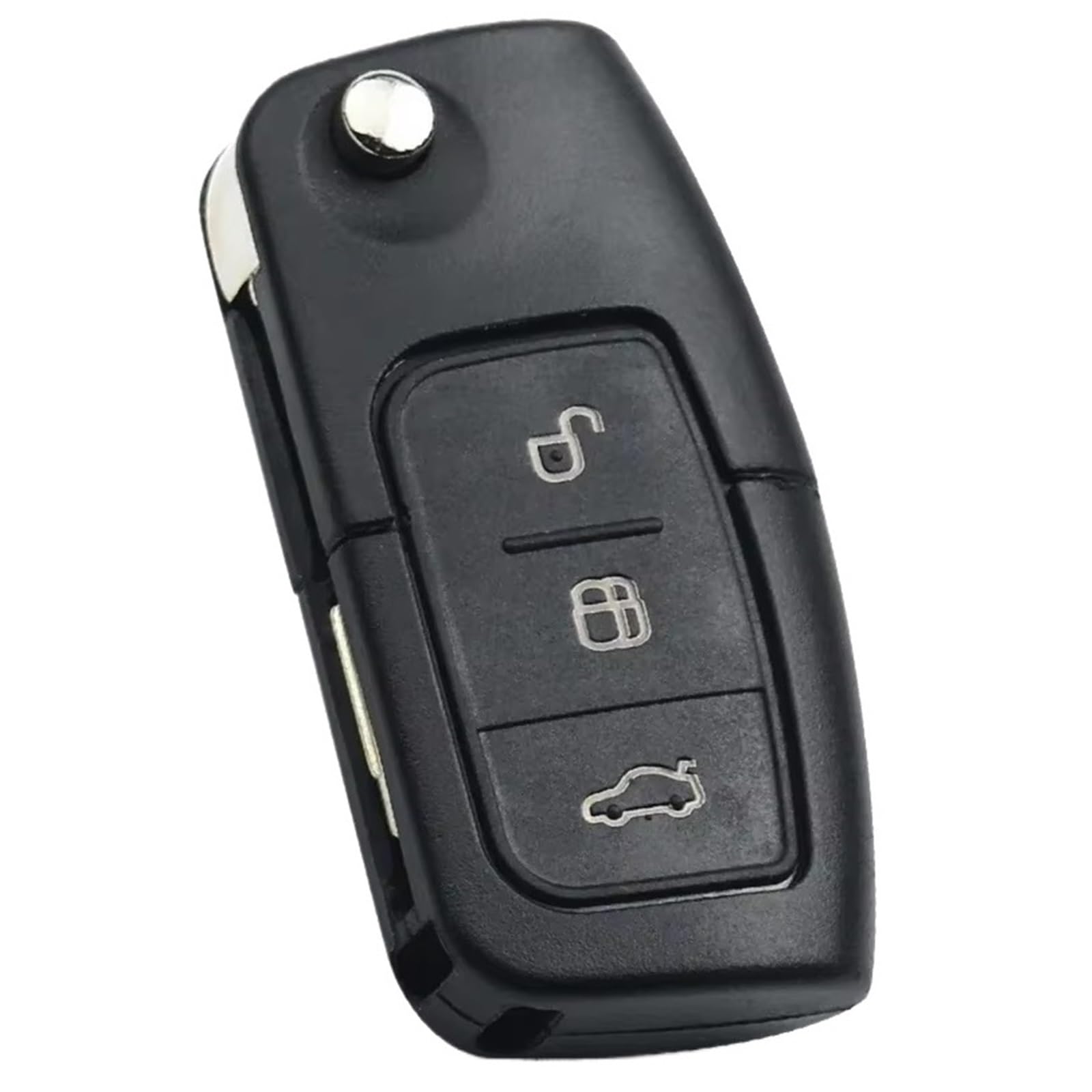Carcasa Llave Coche Para Ford Para S-Max Para Galaxy 2006–2010 3 Botones Carcasa De Mando A Distancia Coche