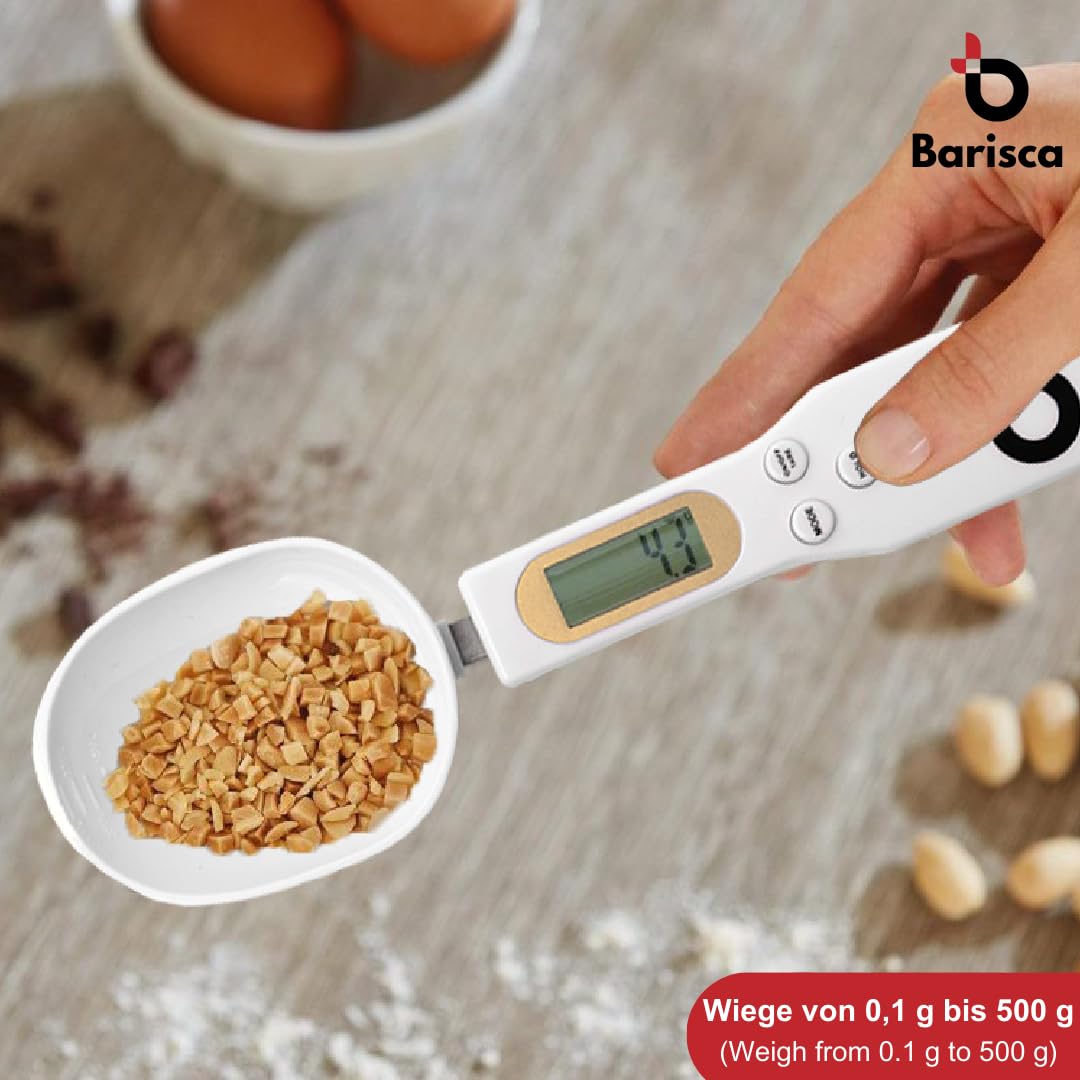 Juego de 24 cajas de almacenamiento de cocina con cuchara digital para guardar cereales, herméticos, sin BPA, caja de plástico de 42 litros con tapa