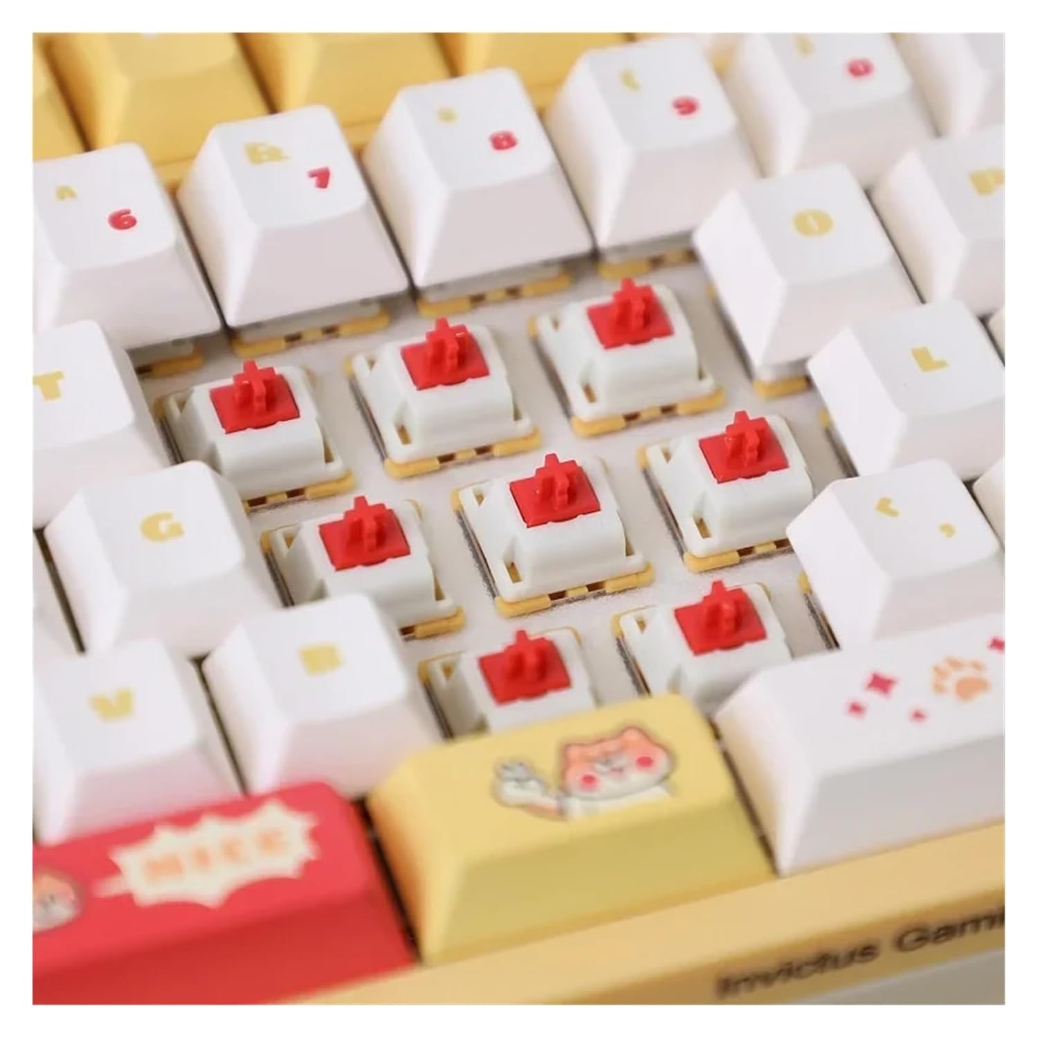 Touch 50g 5Pin Smooth DIY Office Game Mechanical Keyboard Switch(70PCS)