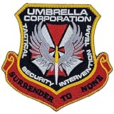 Umbrella Corporation Surrender to None Morale Patch - 3.5 Inch Hook Fastener Backing P204