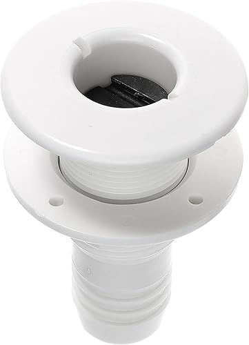 Miniatura 8 de Kit de plomería de manguera de bomba de sentina de 1-18 pulgadas, 6 pies, abrazaderas de manguera a través del casco con válvula de retención para