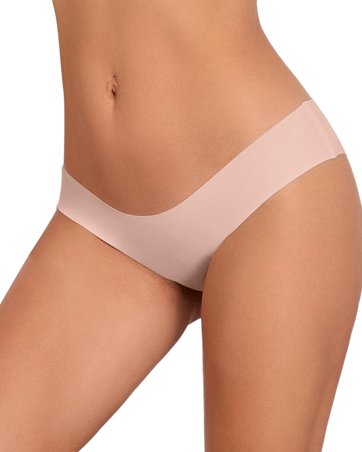 Ubras Seamless Underwear For Women, Bikini Underwear No Show Hipster Pack