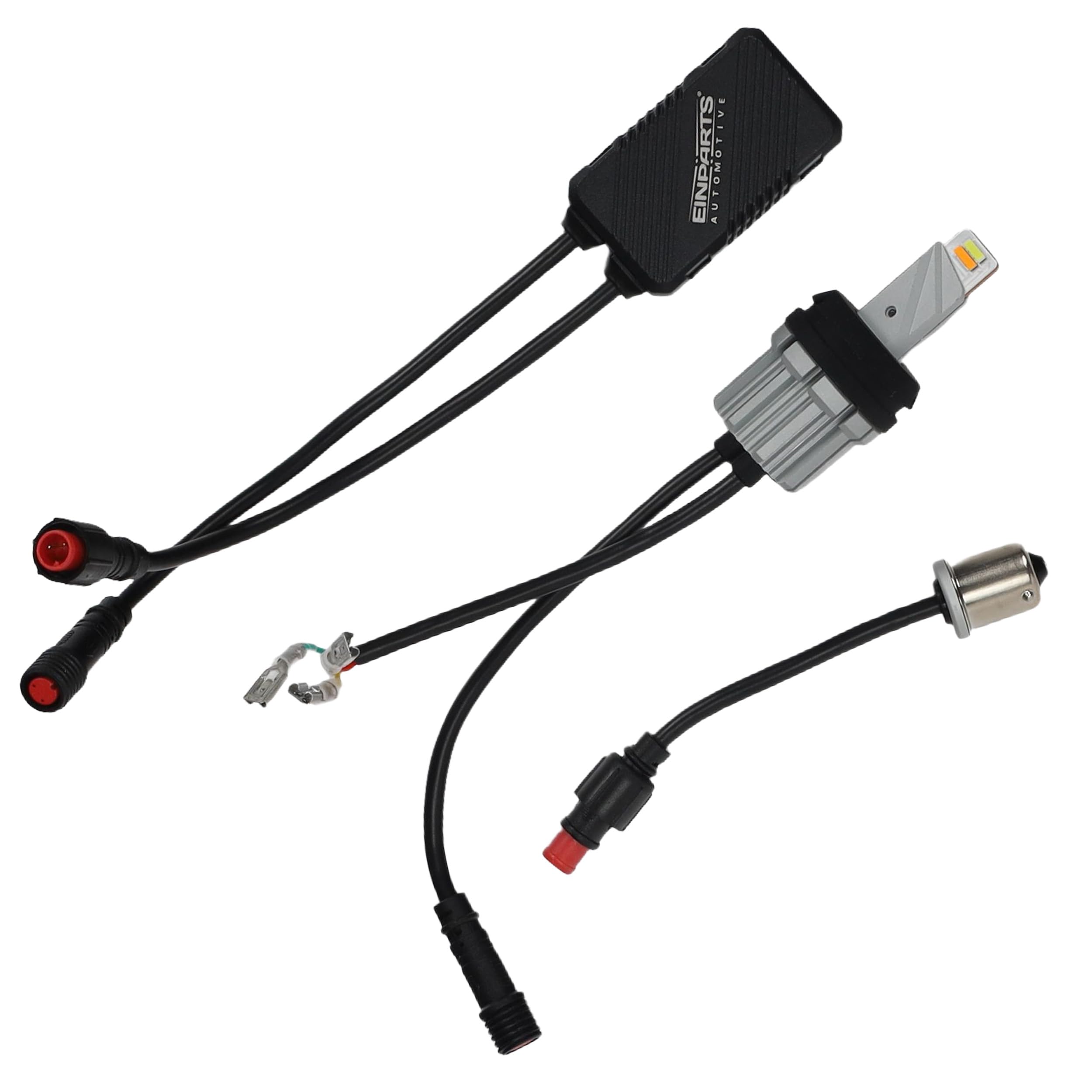 EinParts Automotive Żarówki LED PY21W 2w1 DRL + Kierunkowskaz 3000lm