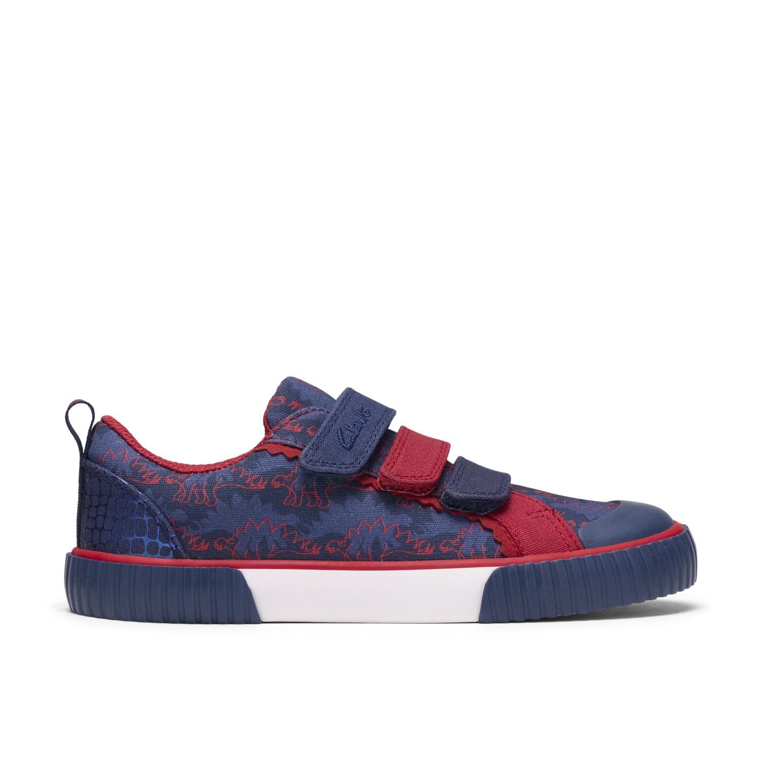 Clarks Foxing Tri K Navy Red
