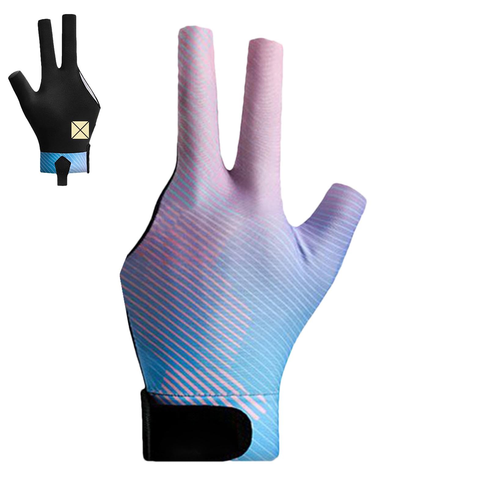 KGDUYC Lot De 8 Gants De Billard - Gants Queue De Billard Unisexe Extensibles Accessoires