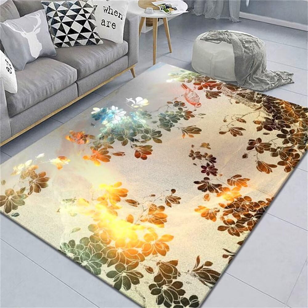 Tapis de bain enfant décoration chambre fille ado fleur graphique