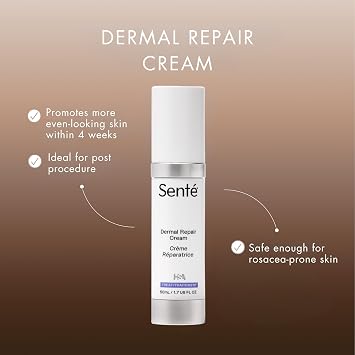 Sente The Repair Duo | Dermal Repair Facial Cream & Bio Complete Serum | Complete Nighttime Skincare Set for Sensitive Skin | Helps Improve Tone, Texture & Hydration | 1.0 Fl Oz & 1.7 Fl Oz