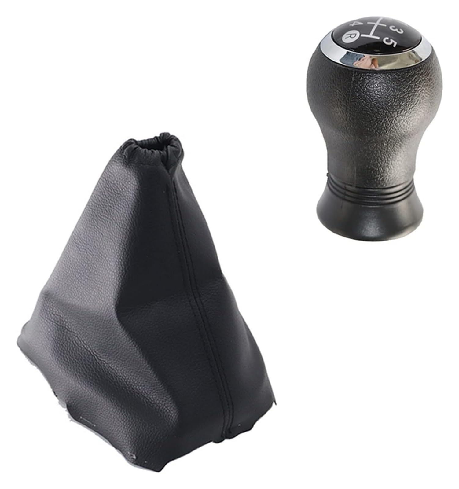 FNCVTM Car Gear Knob for Toyota for AURIS 2007-2011 Car Gear Shift Knob 5 Speed Lever Gaitor(5 Speed Set)