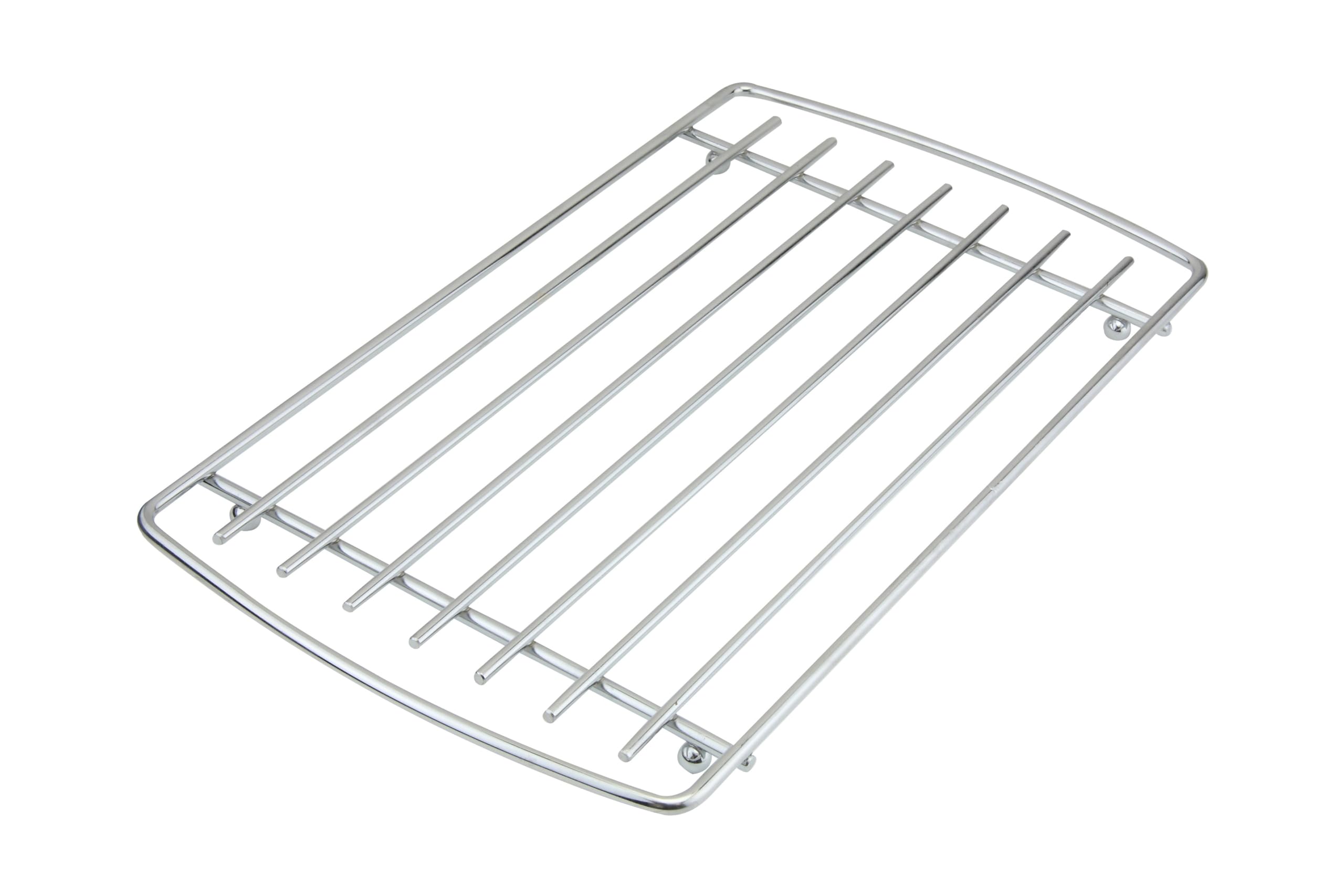 Apollo 44 x 25 cm Large Trivet with Handles, Chrome
