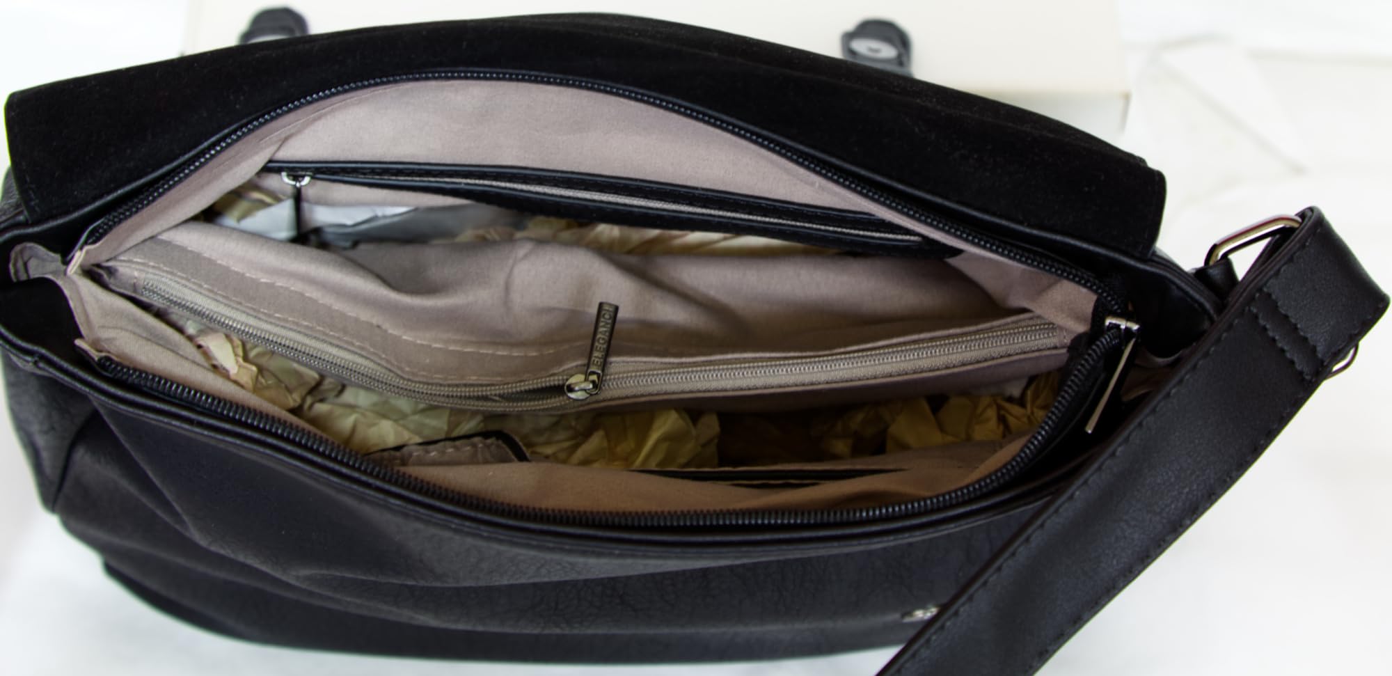 Bolso de piel sintética para mujer | Bandolera de piel sintética | Bolso de mano piel sintética 'Lucille'