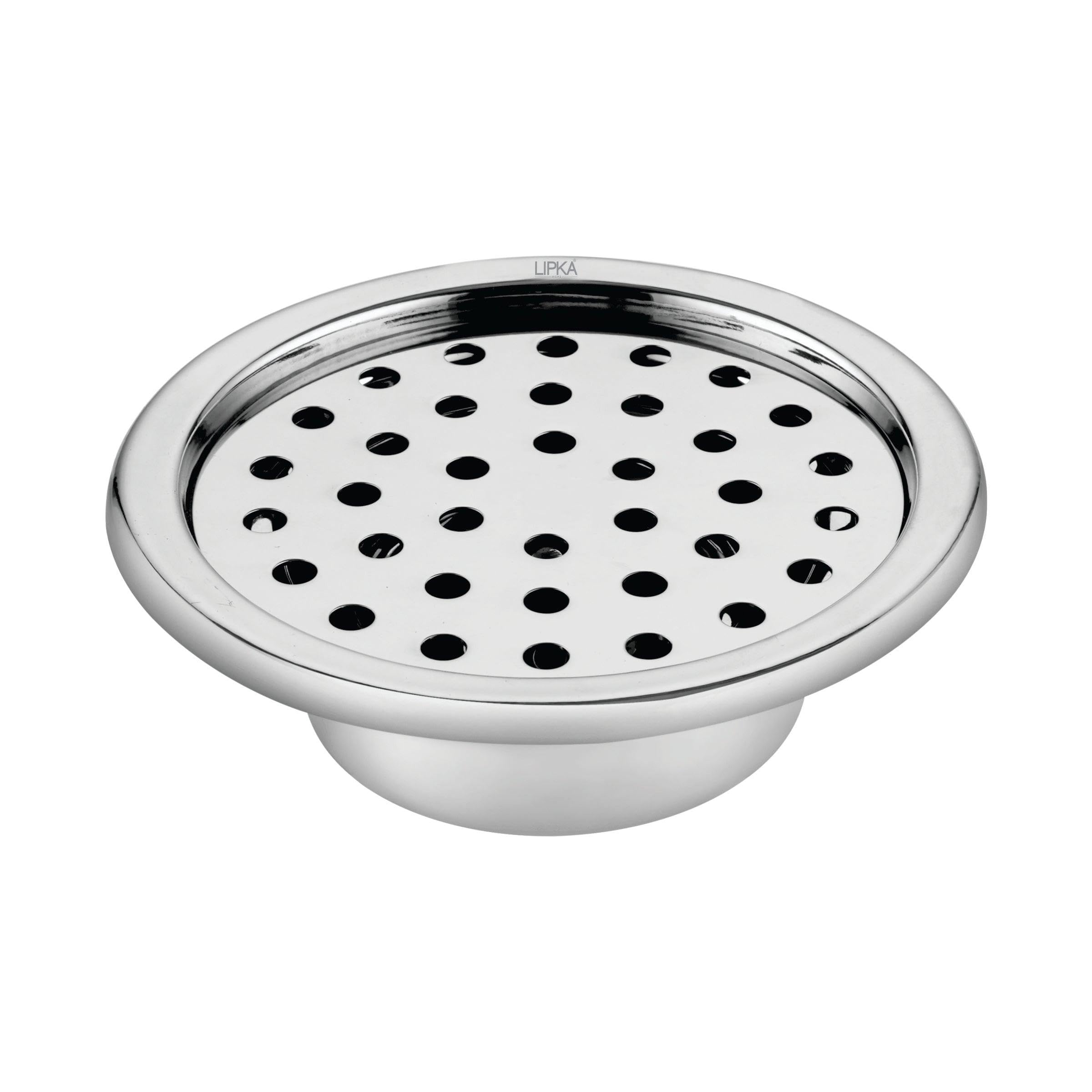 LIPKA Super Sleek Round Floor Drain |Stainless Steel |5 x 5 Inches| with Cockroach Trap| (B083RC5GBZ) Amazon Price History, Amazon Price Tracker