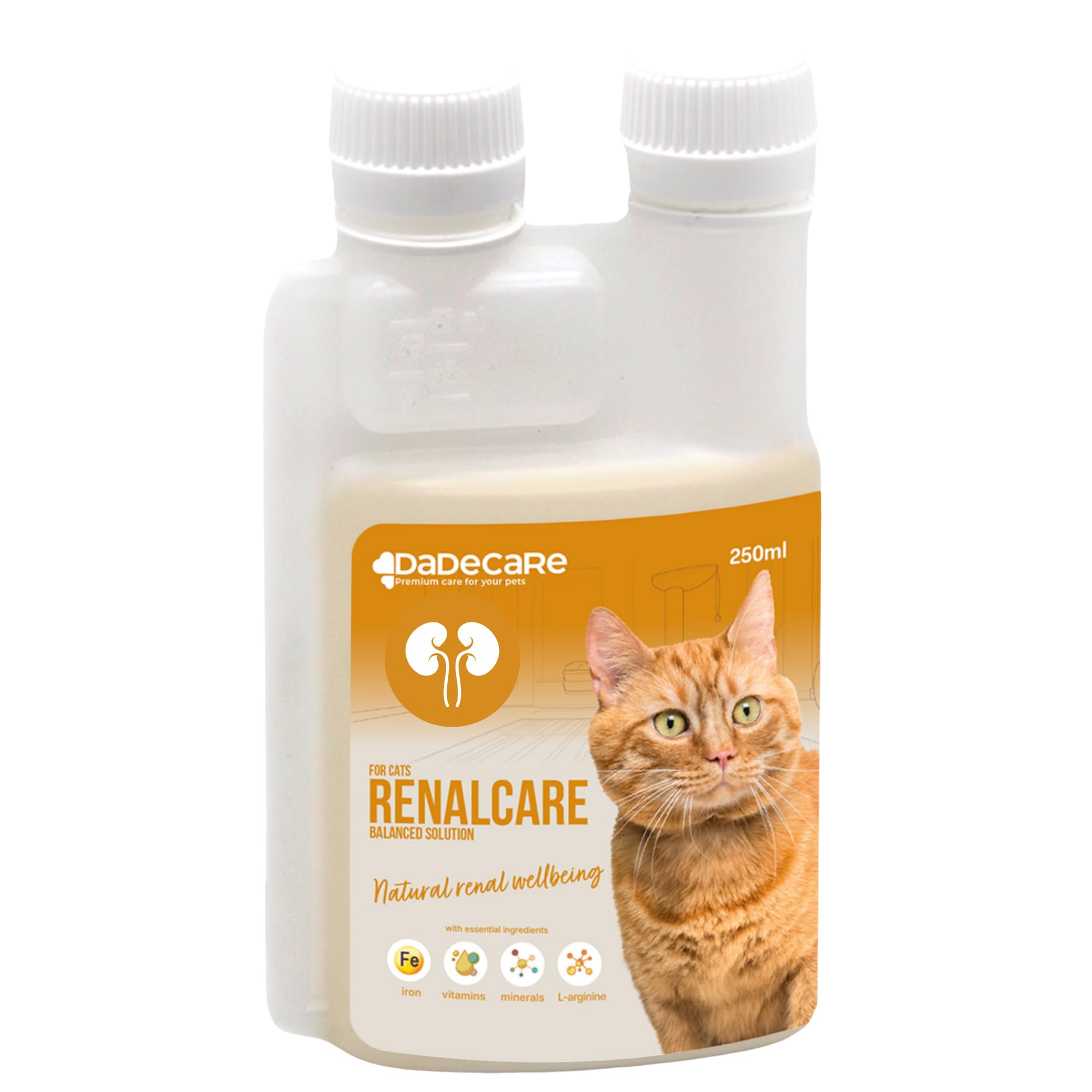 Renalcare - Liquid Renal Supplement 250ml for Cats – Restores Energy and Appetite in Cats with Kidney Problems – Prevents Anaemia and Supports Kidney Health – No Phosphorus or Sodium - Bacon Flavour