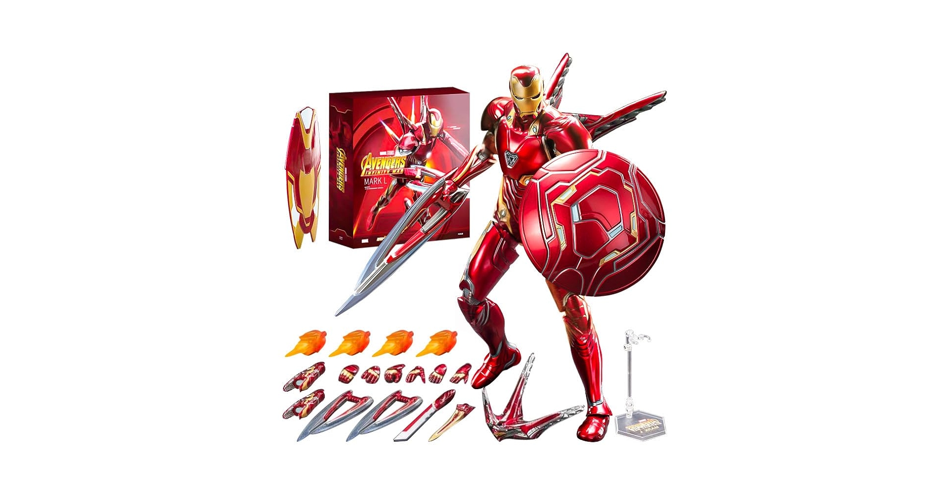 MARVEL アベンジャーズ インフィニティ・ウォー アイアンマン マークL 1/10 Marvel Avengers Infinity War Iron Man Mark L Armor