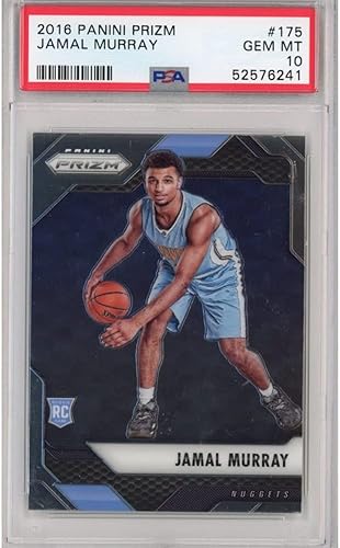 Graded 2016-17 Panini Prizm Jamal Murray #175 Rookie RC Basketball Card PSA 10 Gem Mint