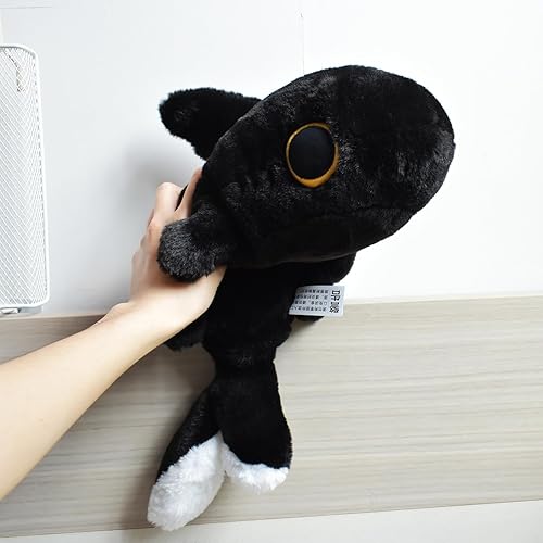 Miniatura 5 de Yogin, Peluche de gato tiburón de 19.6 pulgadas, Juguetes de animales de peluche, Juguetes de peluche que combinan tiburón y gato, Regalos perfectos