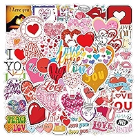 STICKER GRAPHICS 2／DO YOU LOVE STICKERS? 50pcs I Love You Stickers for Couple Girlfriend Boyfriend