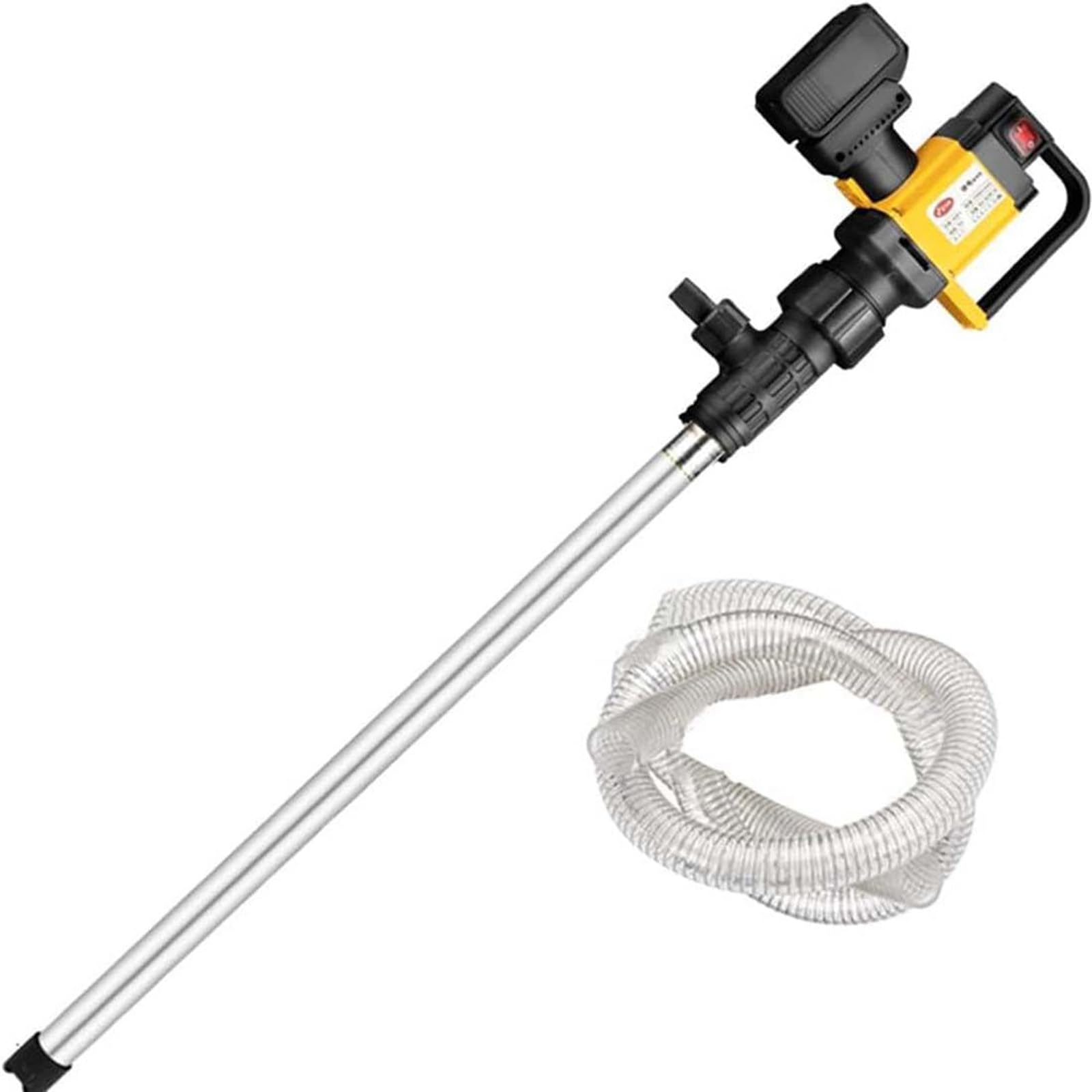 Bomba Eléctrica Inalámbrica para Barriles, Bomba Transferencia 1000 W Y 36 V, Bomba Eléctrica para Transferencia Combustible Diésel En Barriles Bomba Uso Intensivo AluminumTube