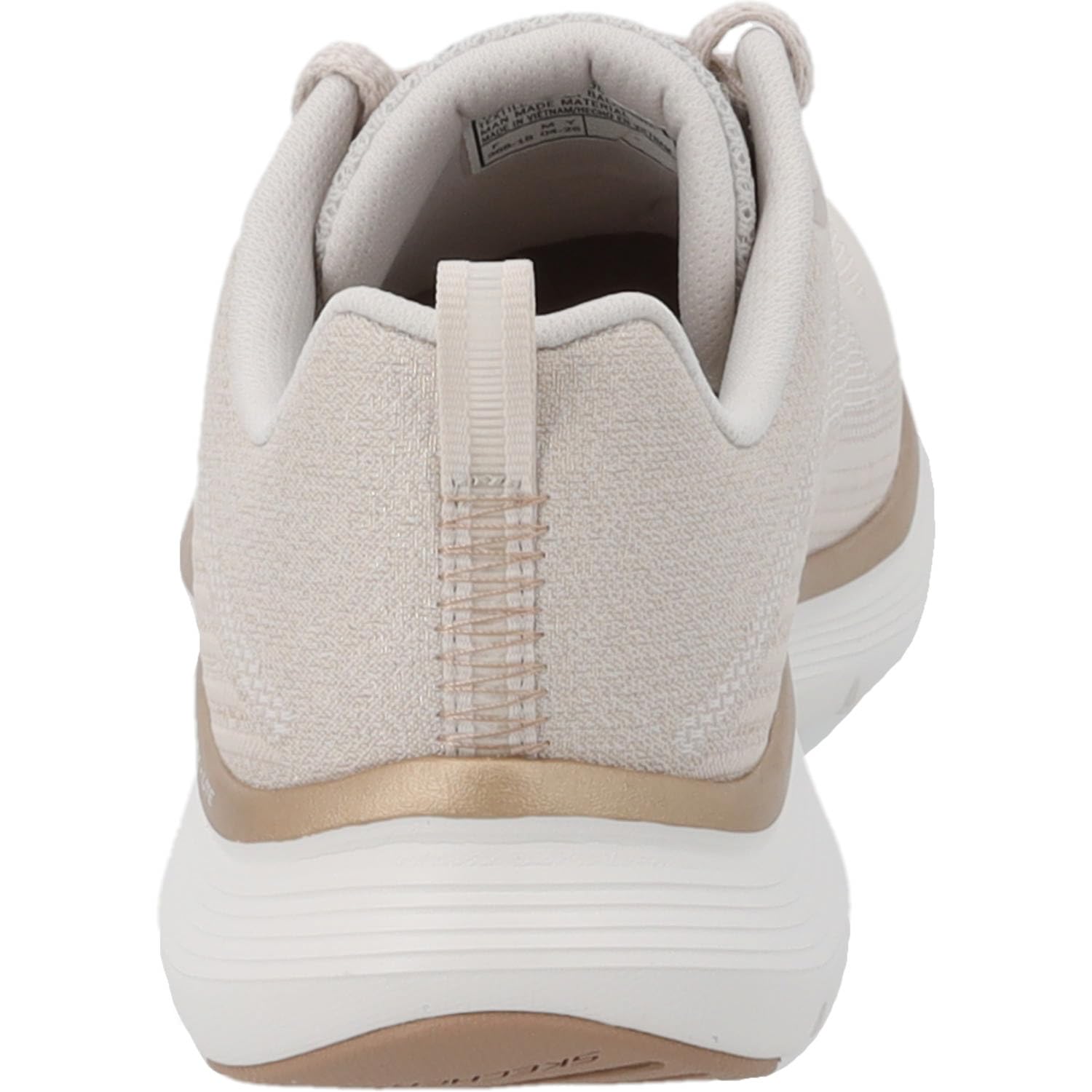 Skechers 150217 NTGD Zapatos con cordones textil para mujer en beige