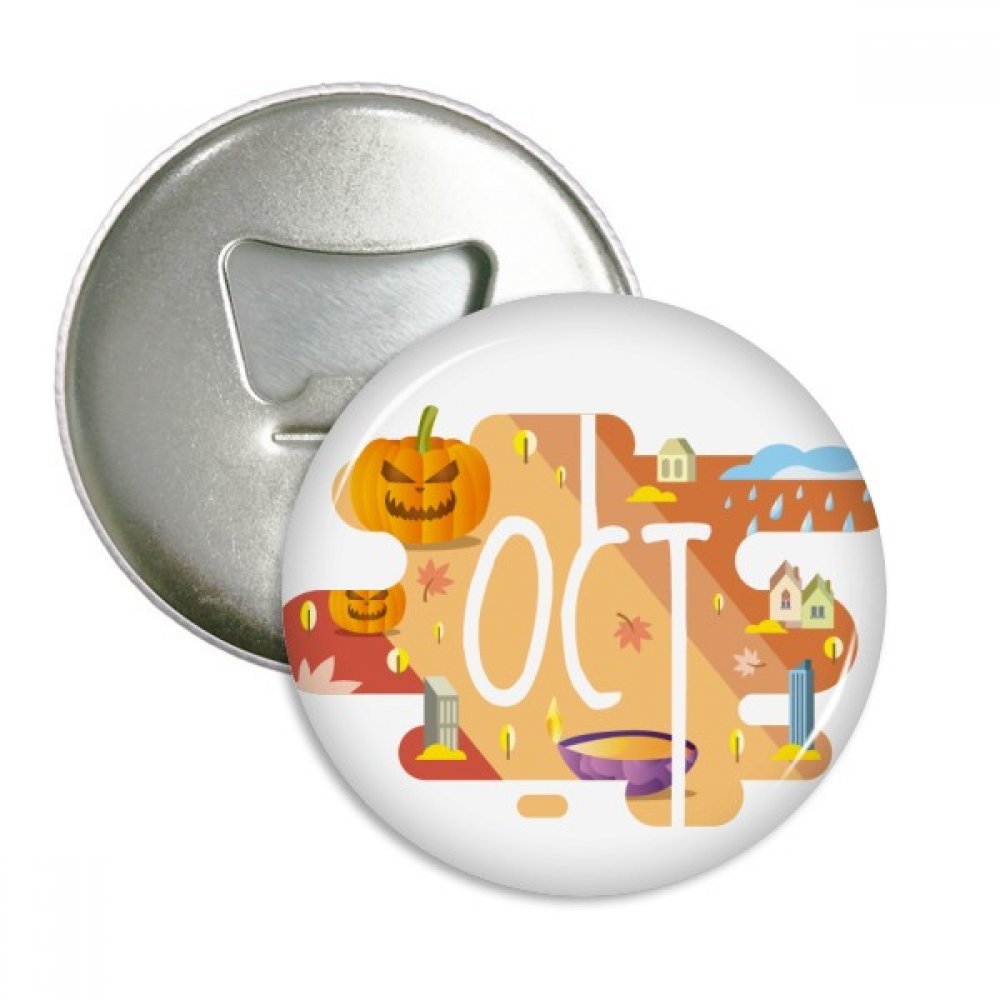 Décapsuleur aimanté et badge Octobre Rose, idée cadeau originale en lot de 3