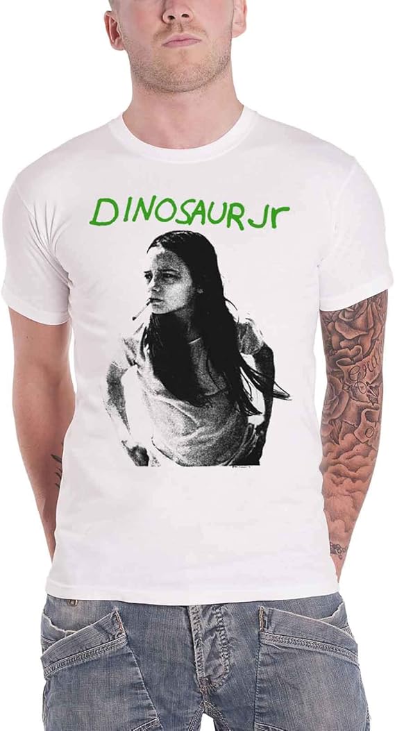 Amazon | Dinosaur Jr T Shirt グリーン Mind Band Logo 新しい