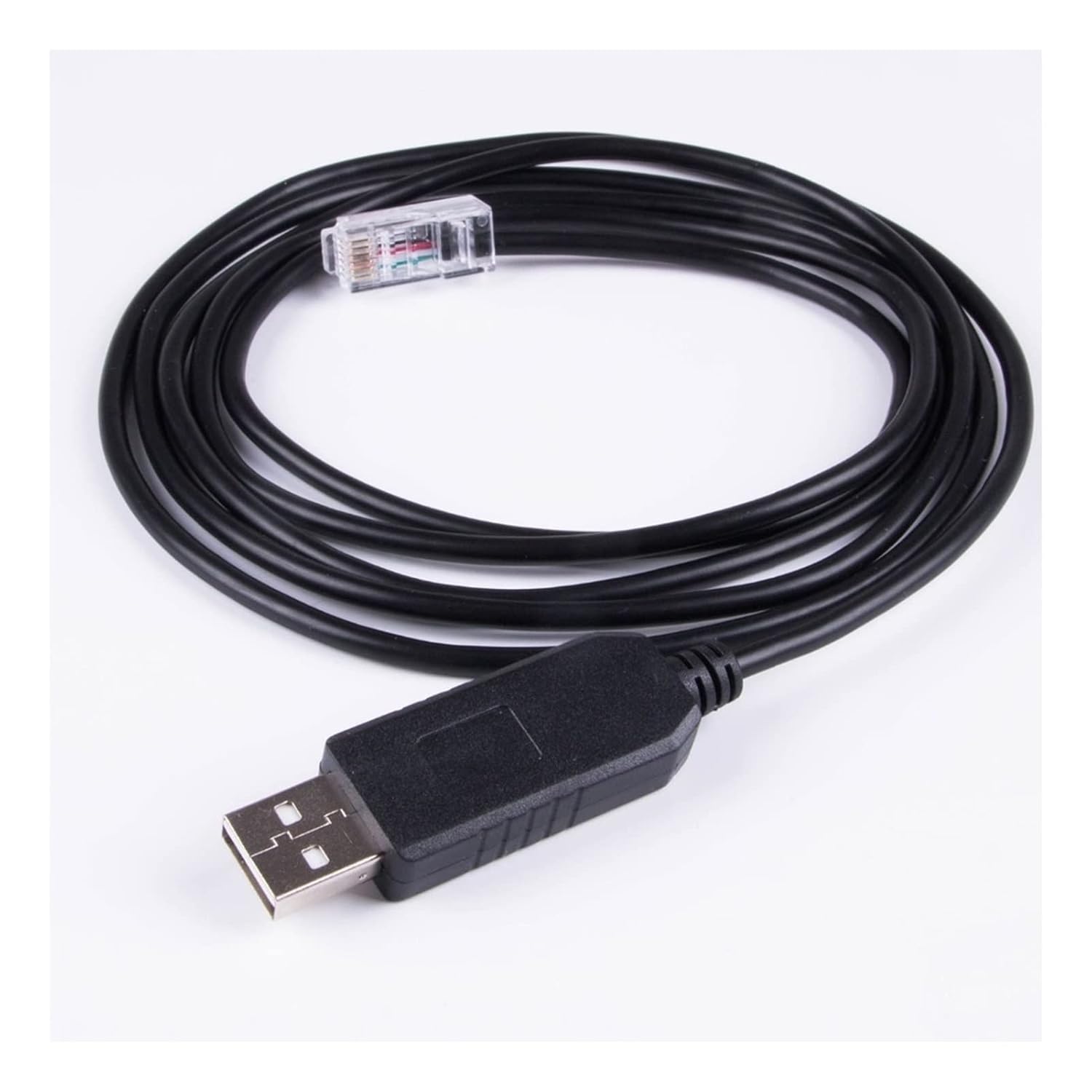 USB RS232 Serial to RJ12 6P6C Adapter Converter Network Cable Compatible with S-R-N-C ML2430 Solar Charger Mppt Solar Charger Controller