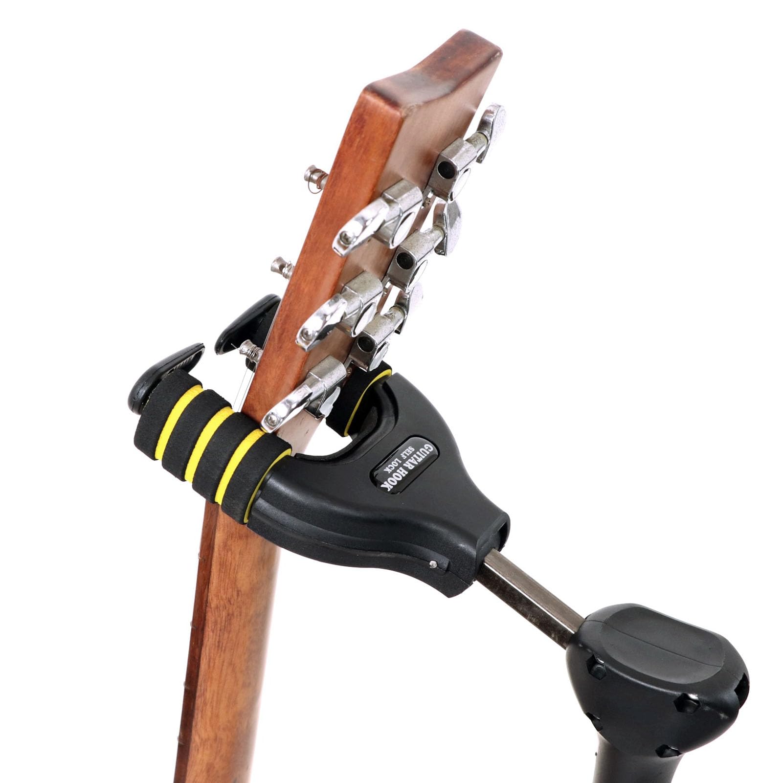 Stojak gitarowy z regulacją wysokości, składany, automatyczna blokada grawitacyjna, statyw do gitary, do akustycznego basu elektrycznego, Ukulele, wszechstronna, pogrubiona