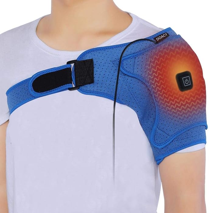 Buy Zetiling Heated Shoulder Support Brace, USB Electric Rechargeable