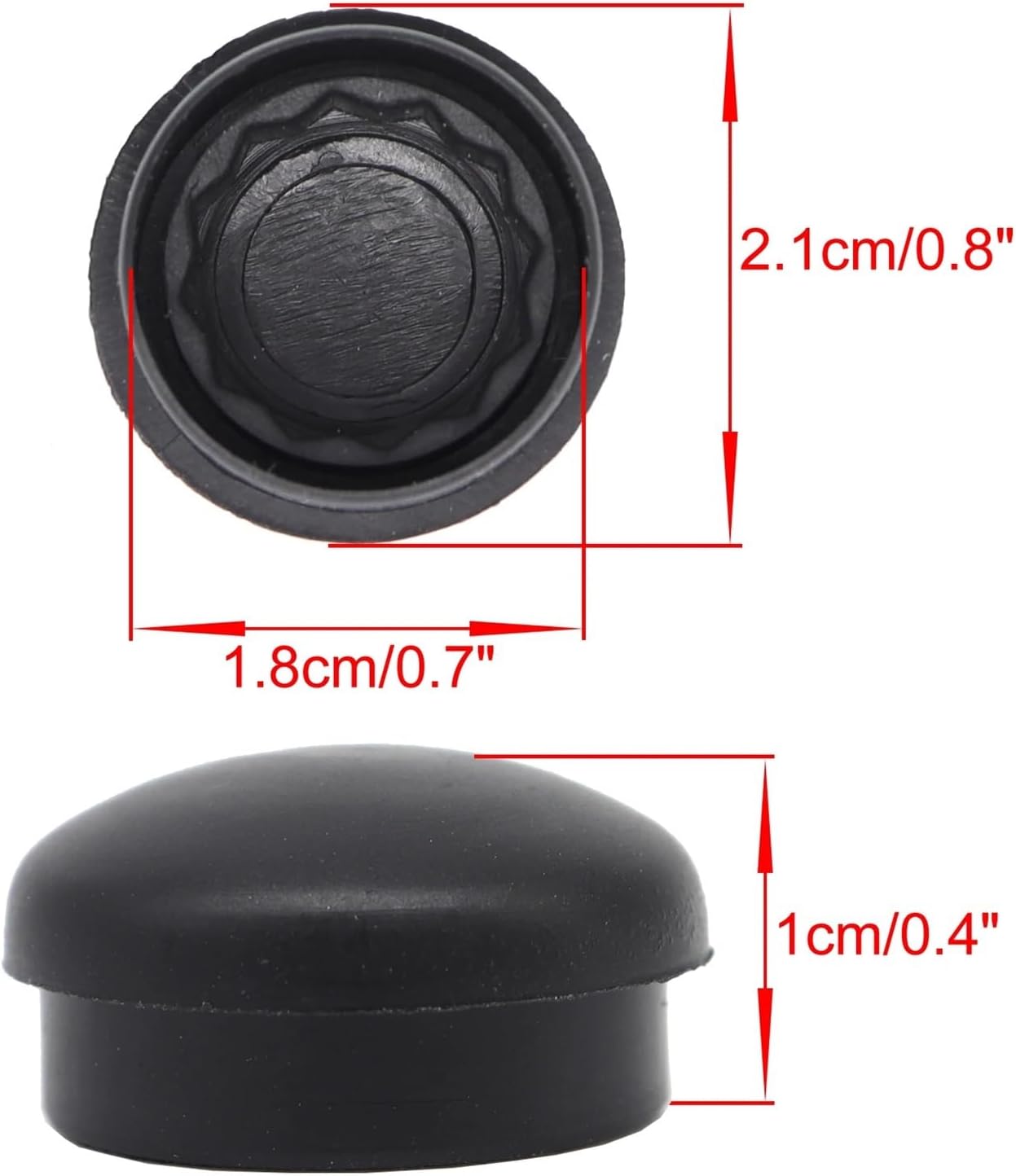 Car Front Windshield Wiper Arm Nut Screw Cap Bolt Rocker Cover Fit For Audi TT 8N 8J 8S 2003-2014 2015 2016 2017 2018(2Pcs Nut)