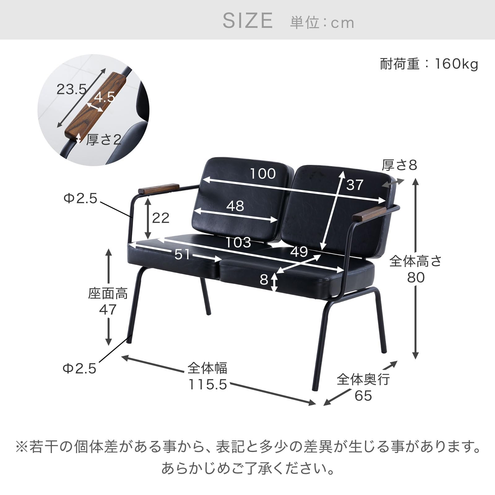 Amazon｜LOWYA ロウヤ ソファ 2人掛けソファ 2Pソファ ダイニング 